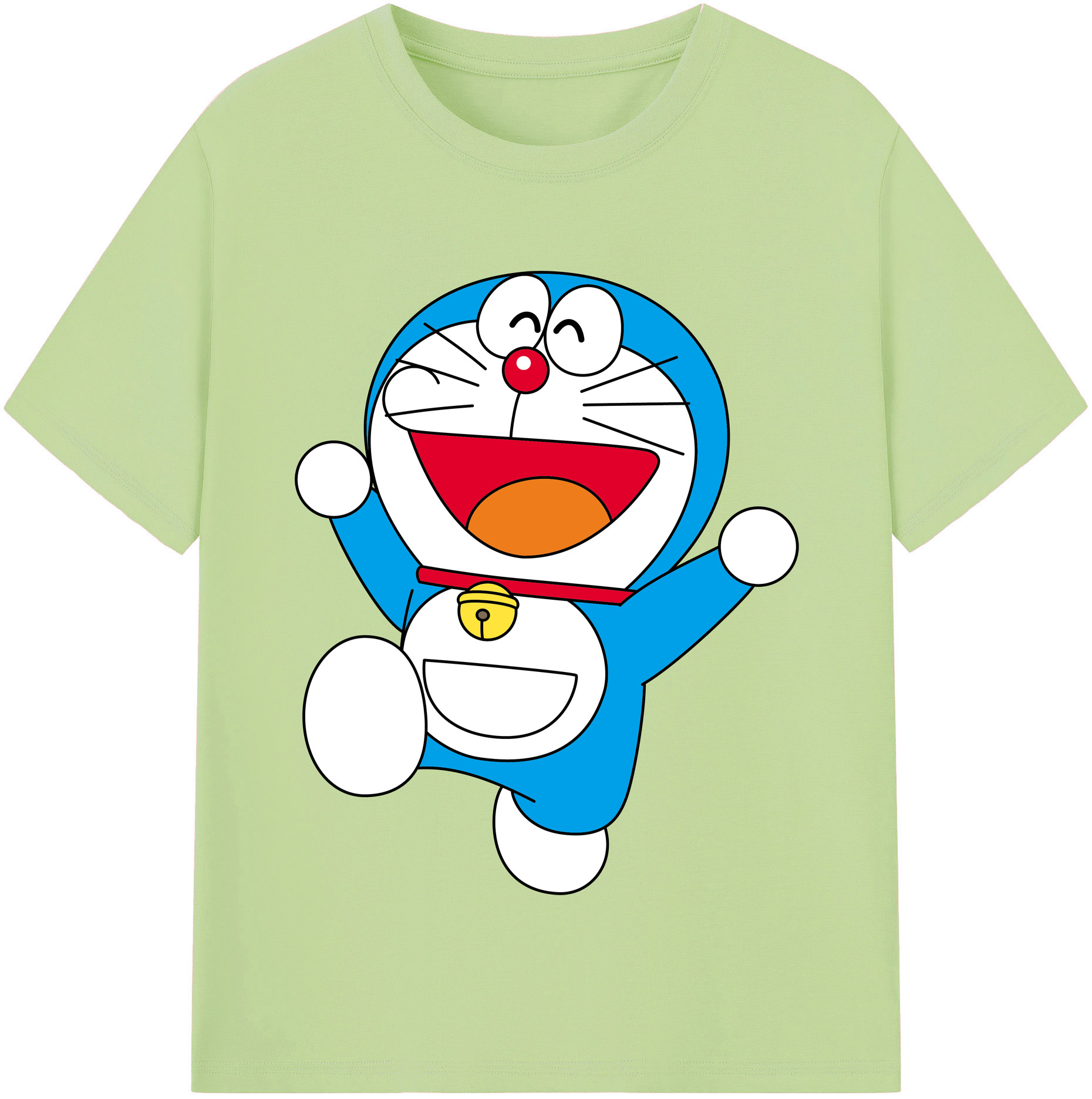 （画像用） ドラえもん Doraemon 綿100％半袖Tシャツ（フロントプリント）